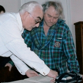 5. Maksymiuk z prof. dyrgentury Bogusławem Madeyem (2003r)